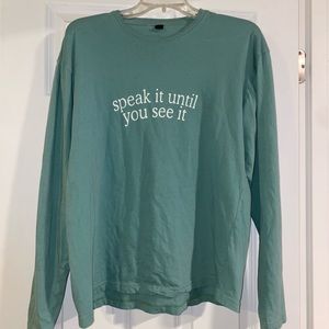 Lonely Ghost “speak it until you see it” long sleeve